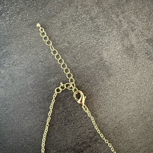 Chic Gold and Brown Tortoiseshell Pendant Necklace - Picture 2 of 4